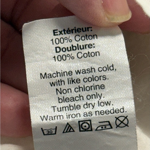 Madewell Women’s‎ Making Faces Bright White Tiered Blouson Dress Abstracts XS - Picture 14 of 14